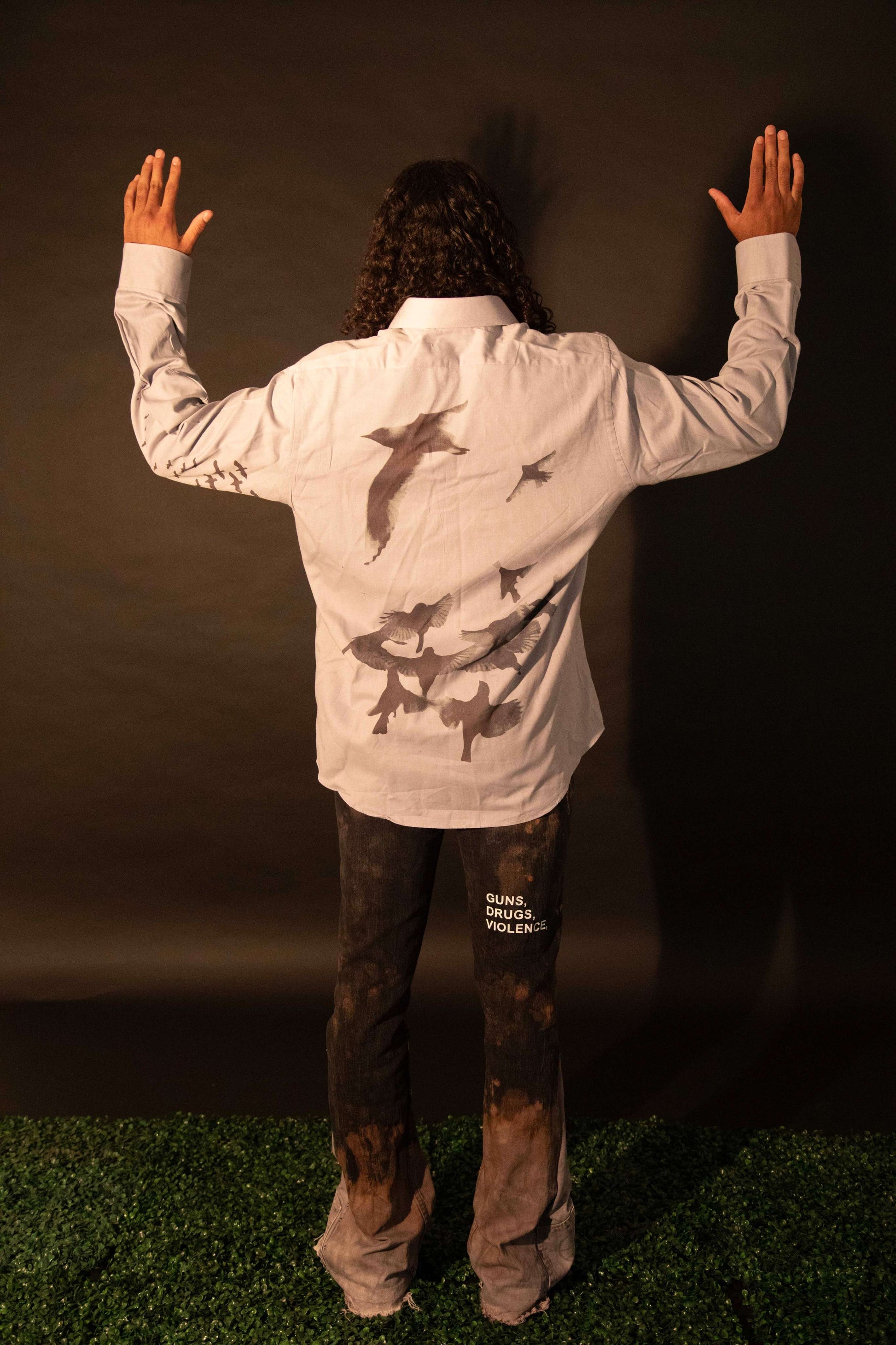 Birds Of A Feather Long Sleeve Button Ups