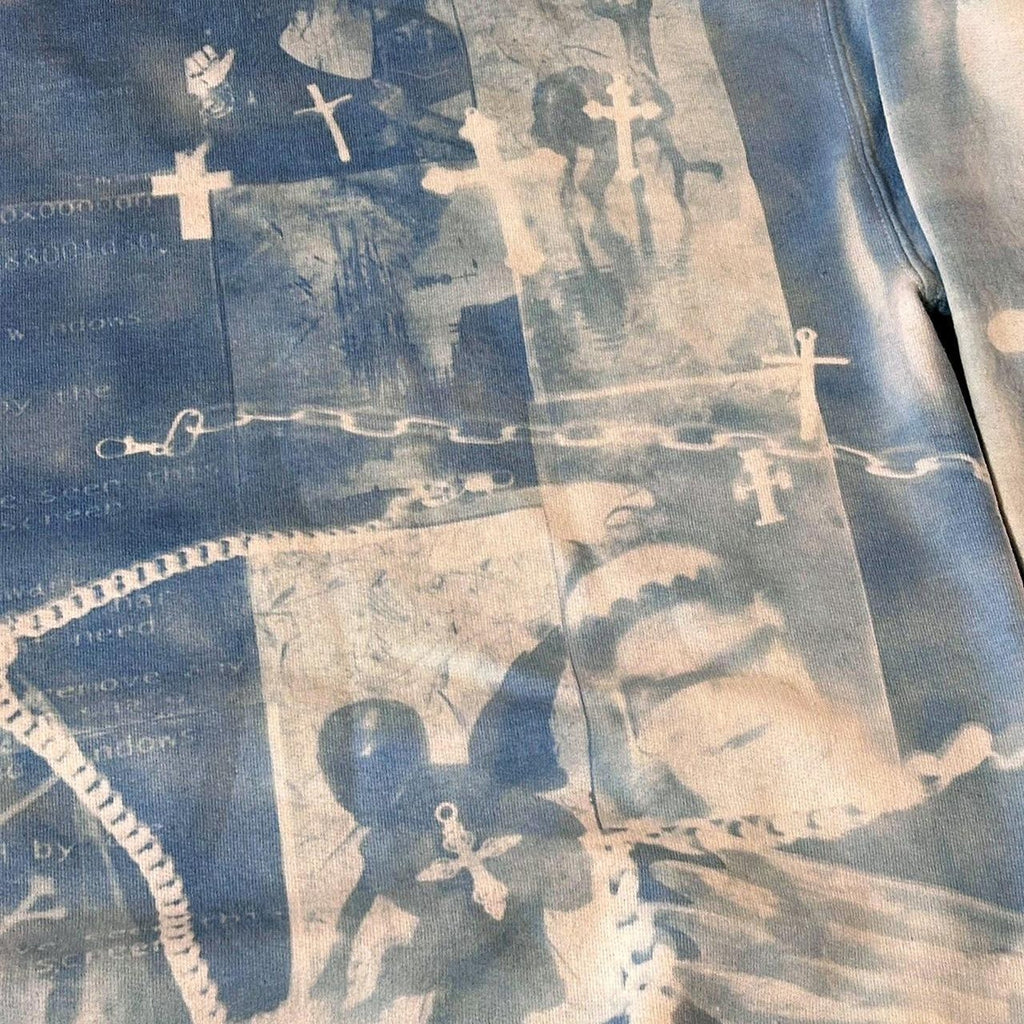 "sweet nothing" cyanotype sweater