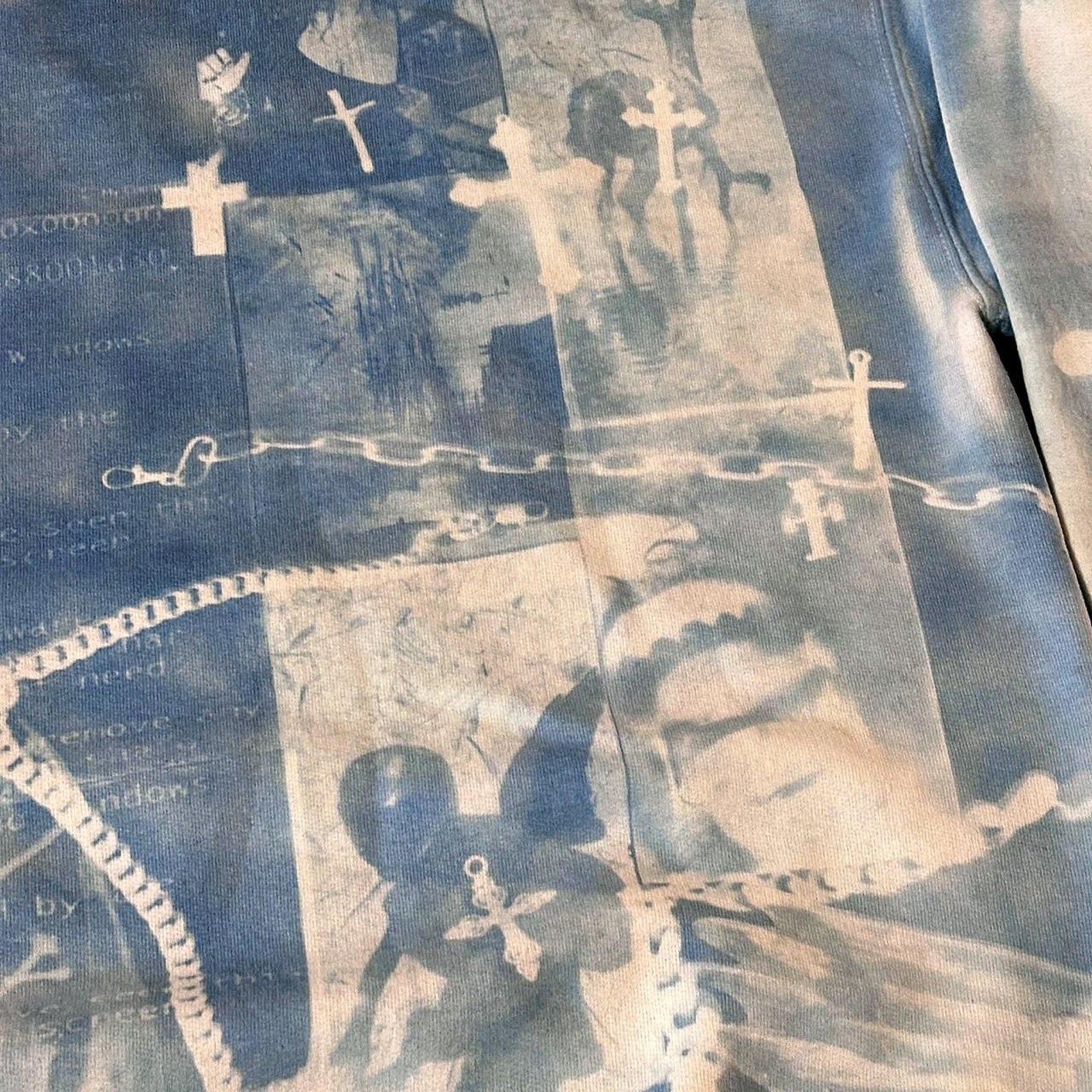 "sweet nothing" cyanotype sweater