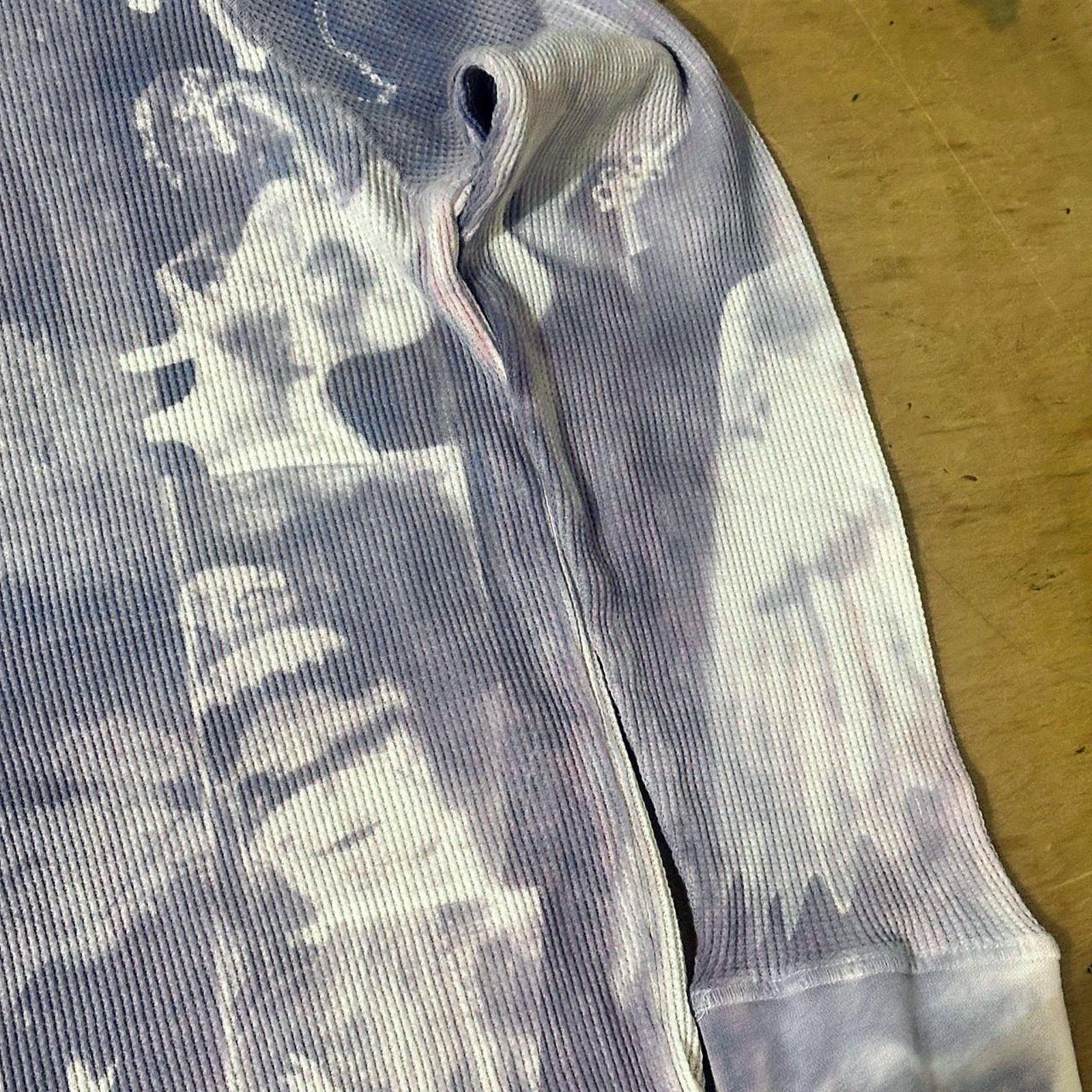 Handmade graphic waffleknit sweater