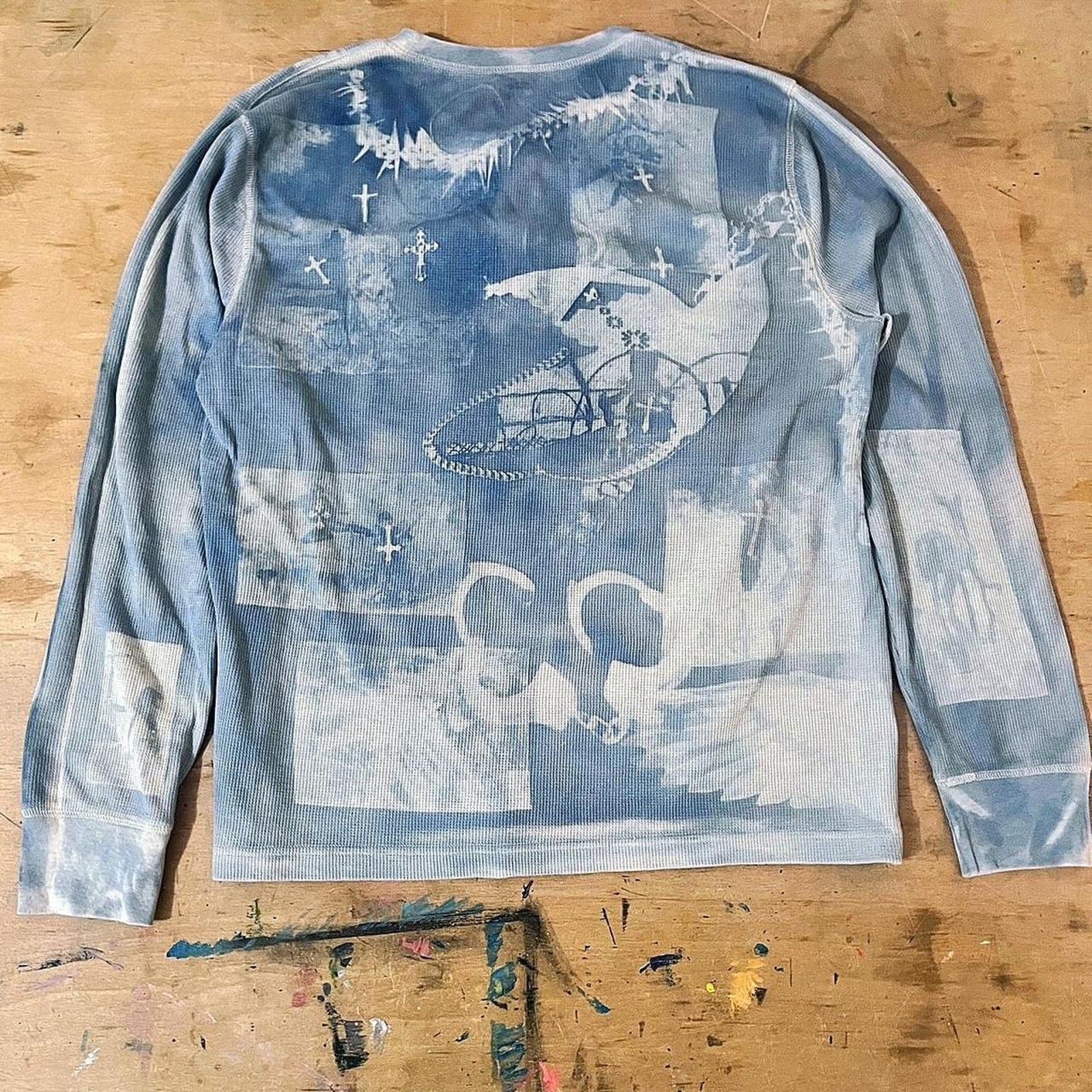 Blue Cyanotype Collage Henley