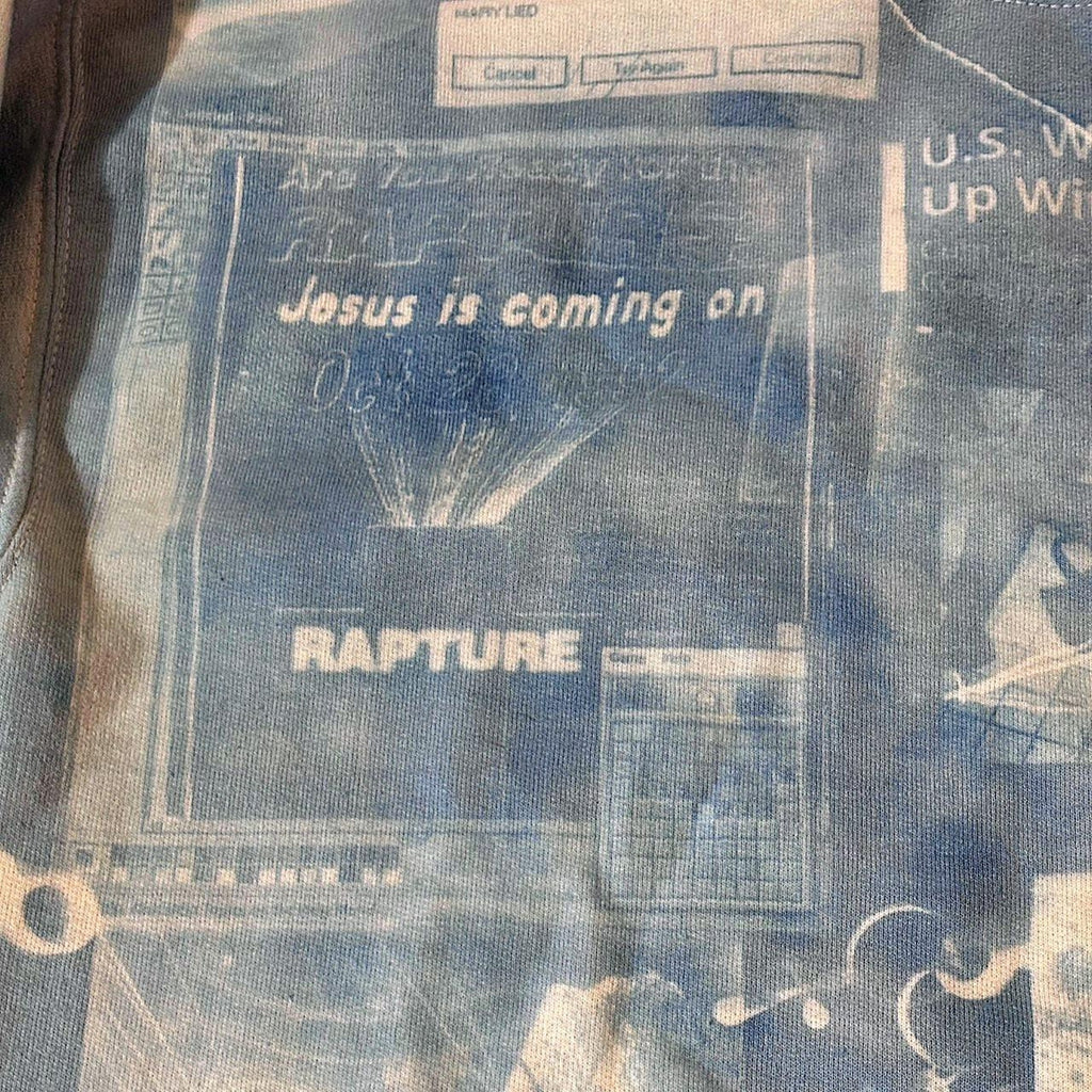 "sweet nothing" cyanotype sweater