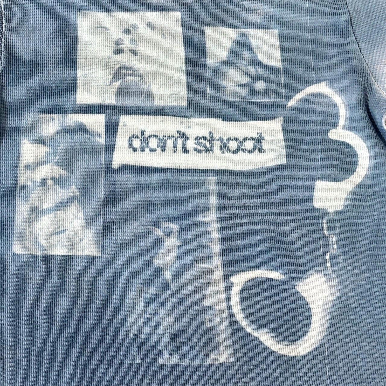 " just a little tired" sunprinted thermal