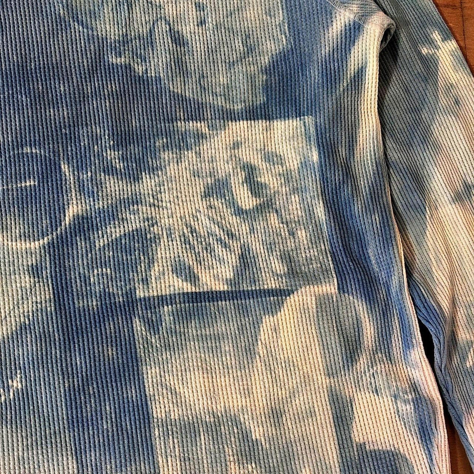 Handmade graphic waffleknit sweater