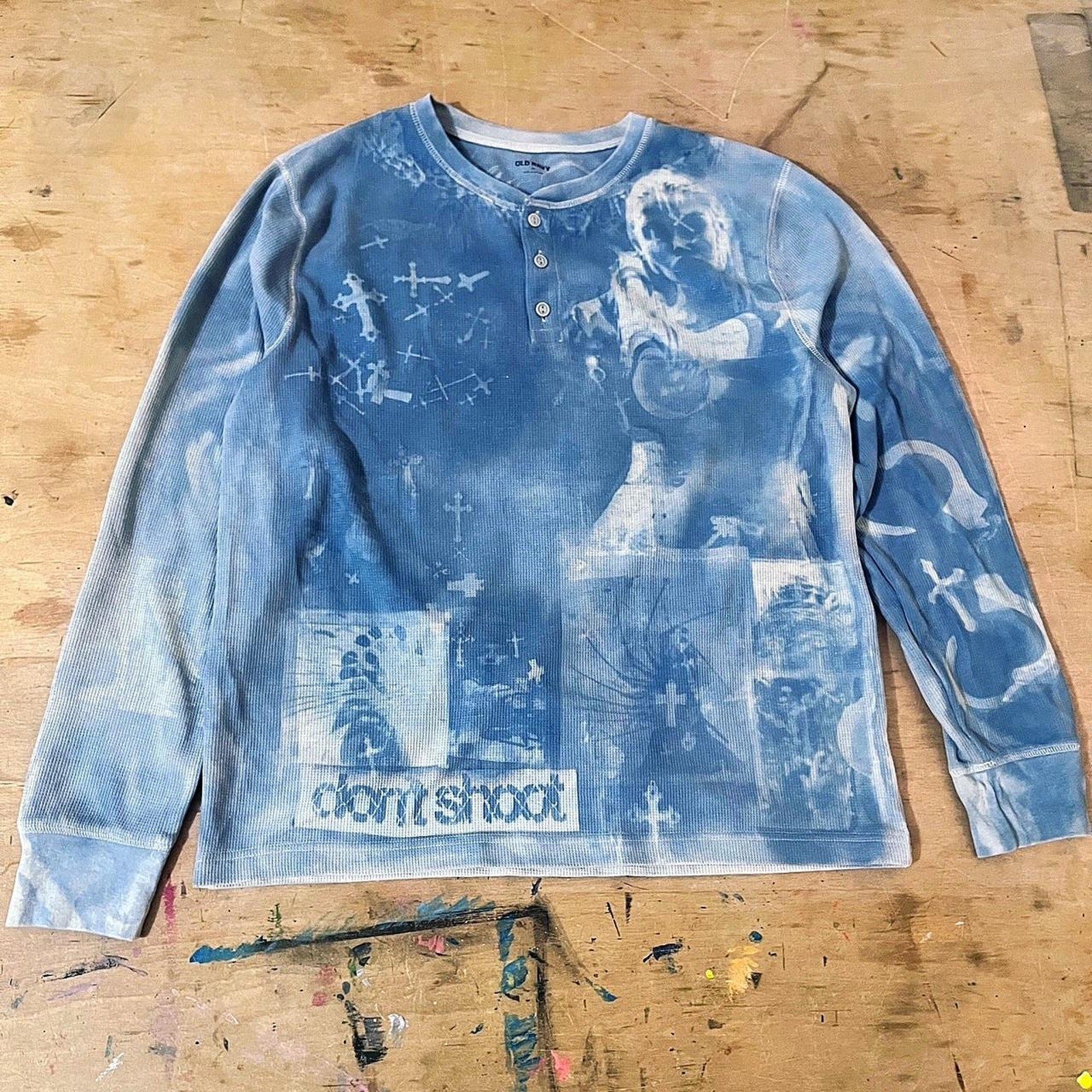 Blue Cyanotype Collage Henley