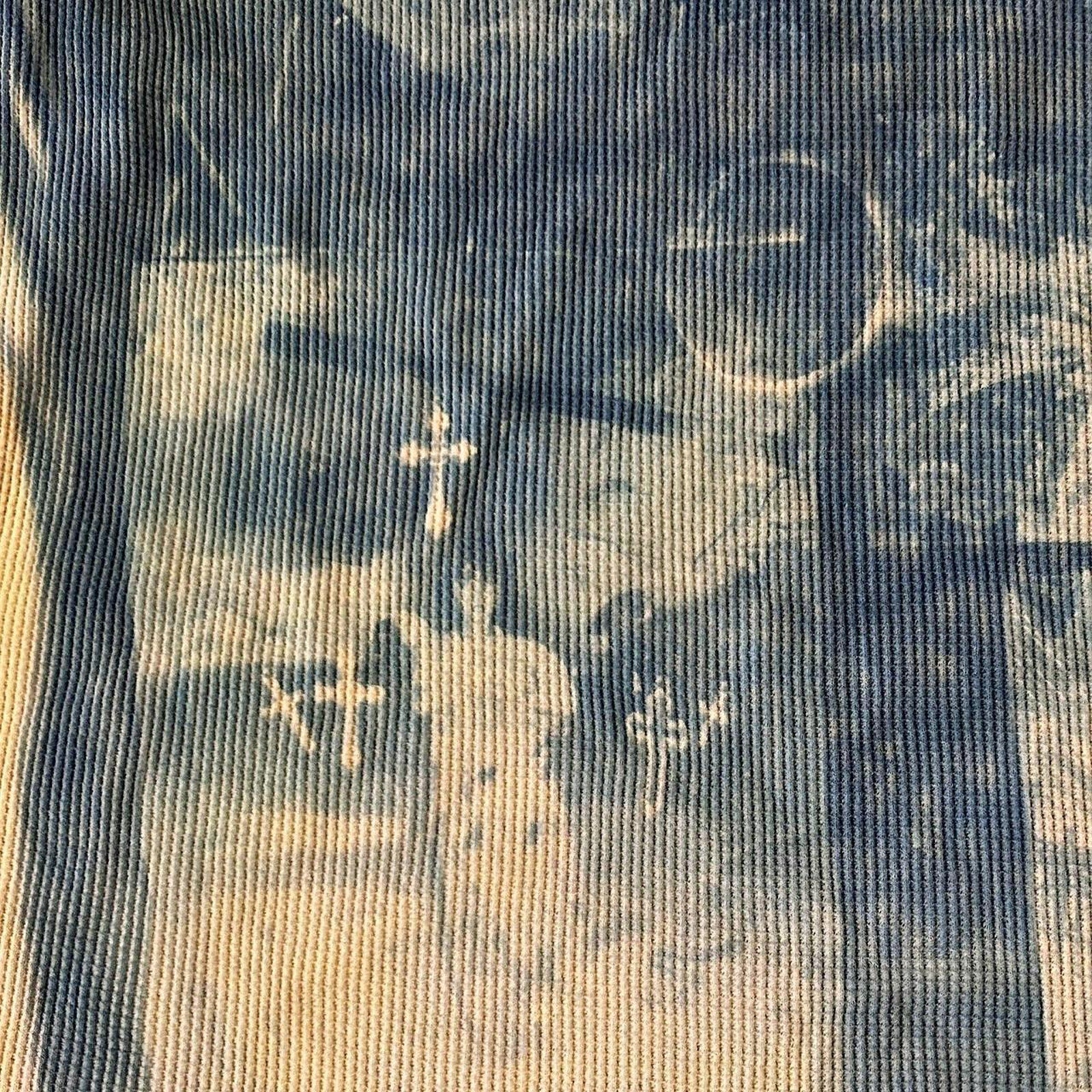 Handmade graphic waffleknit sweater