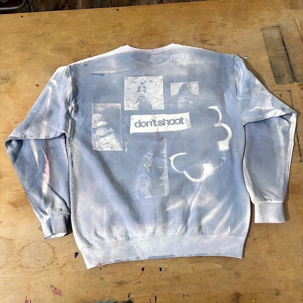 "just a little tired" Sunprinted Sweater