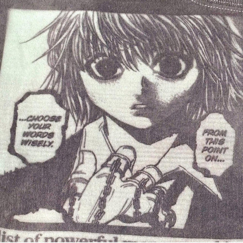 "I do not fear death." Sunprinted Sweater