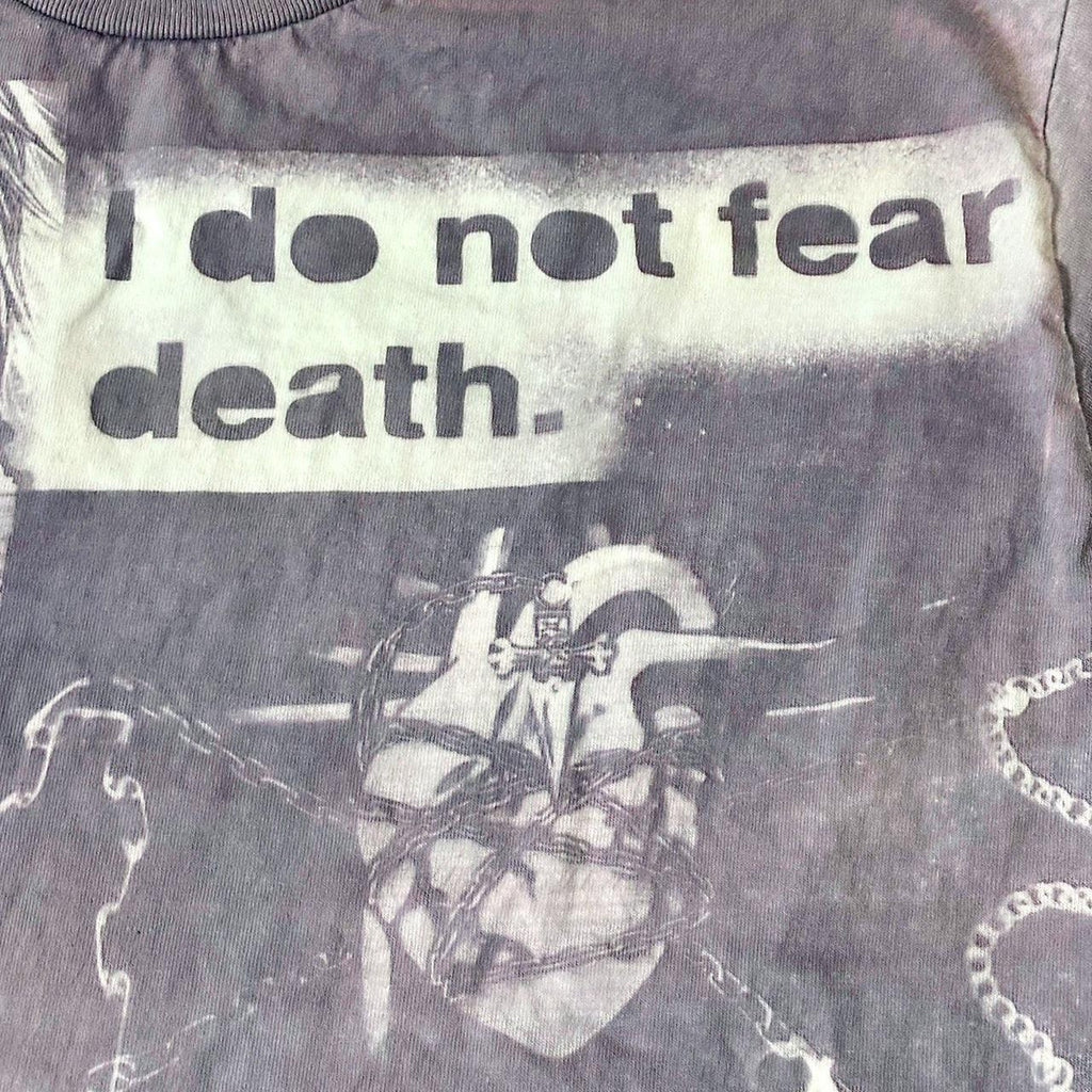 "I do not fear death." Sunprinted Tee