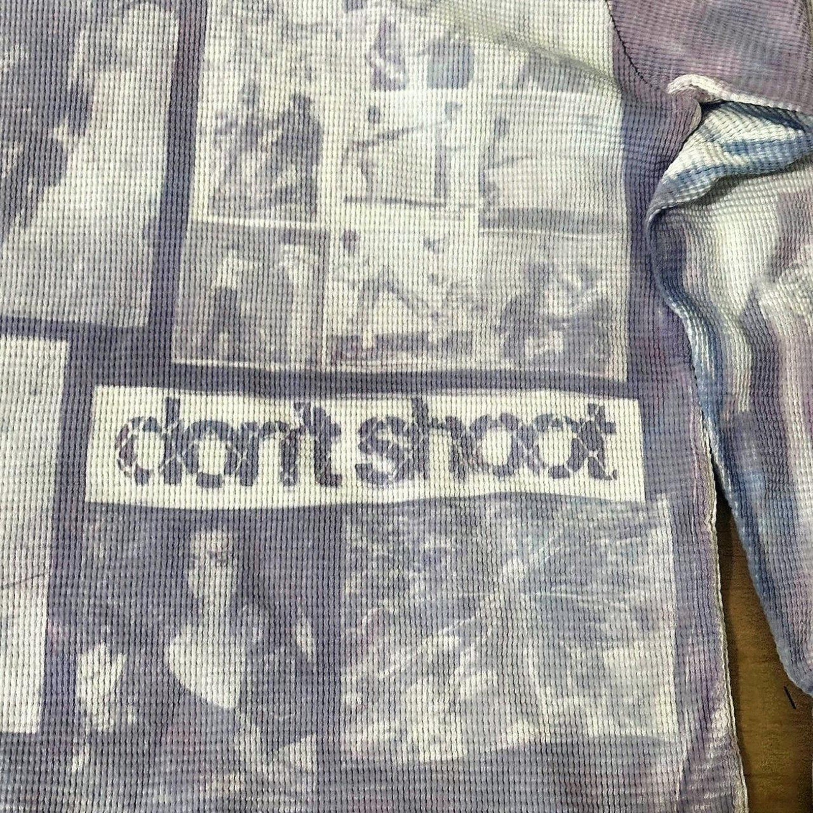 Handmade graphic waffleknit sweater