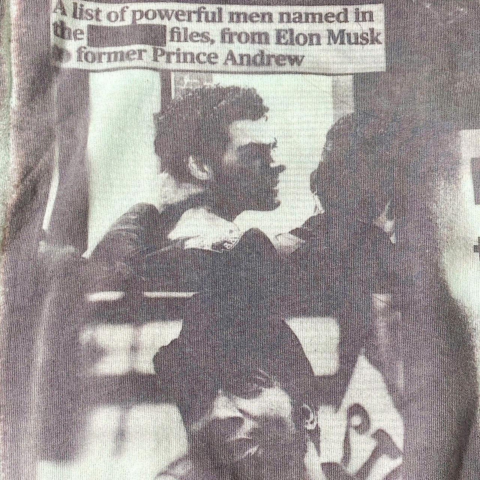 "I do not fear death." Sunprinted Sweater