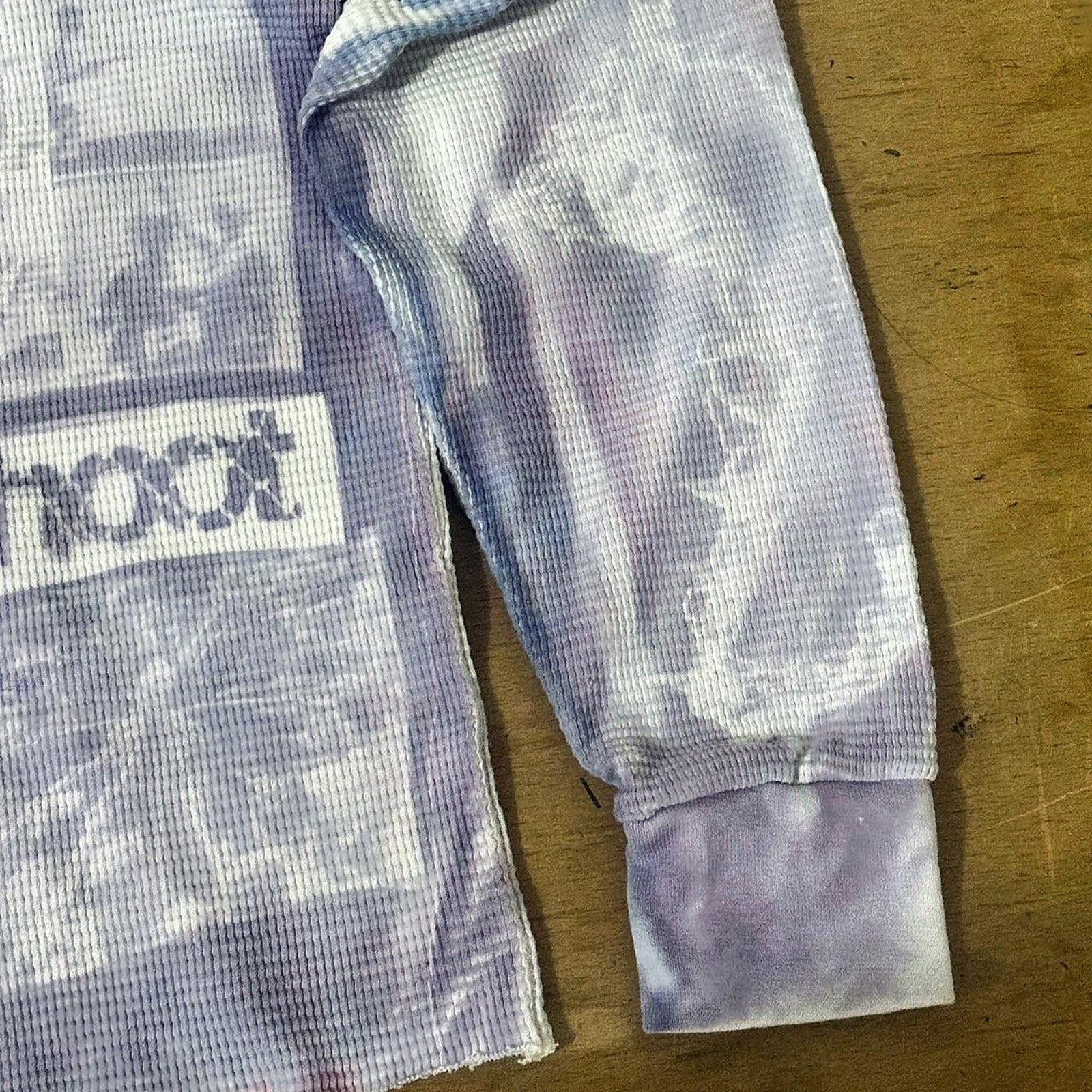 Handmade graphic waffleknit sweater