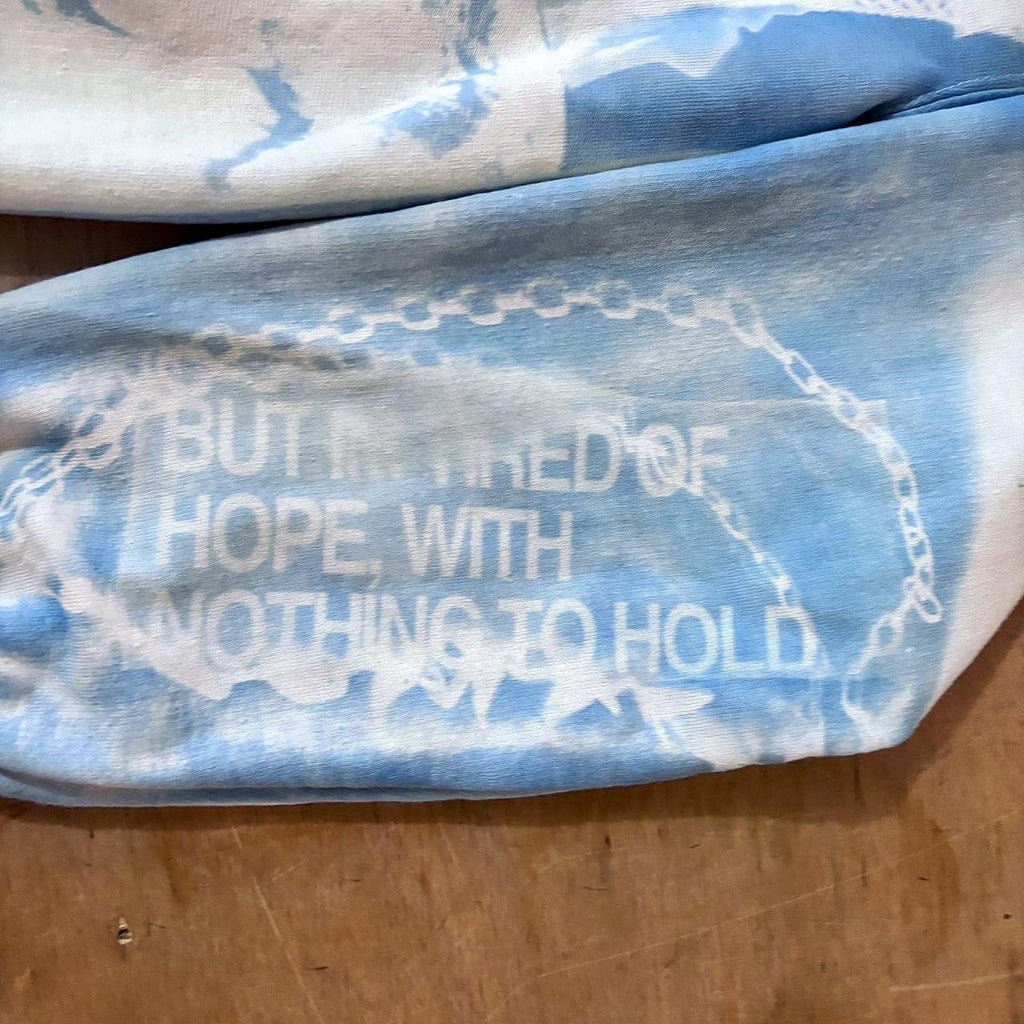 "sweet nothing" cyanotype sweater