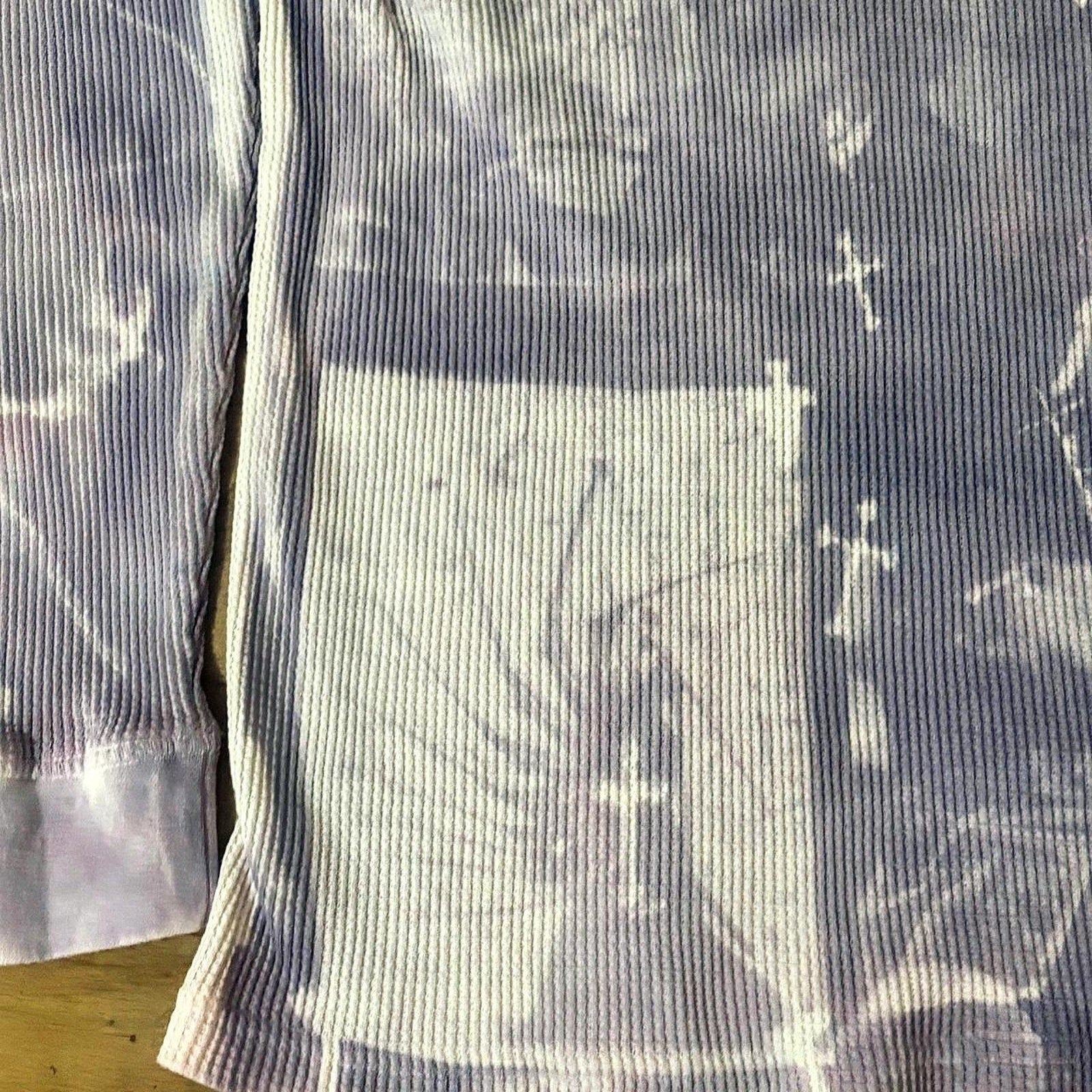 Handmade graphic waffleknit sweater