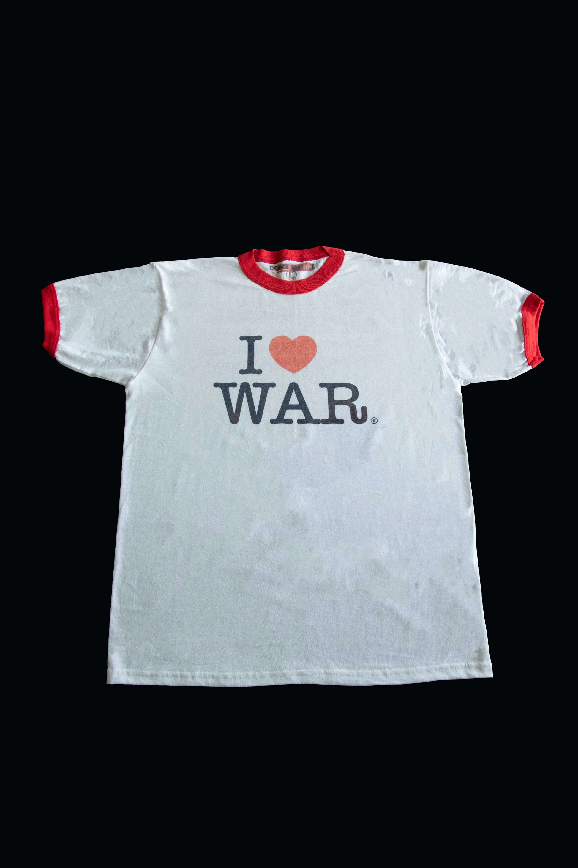 America Loves War ringer Tee