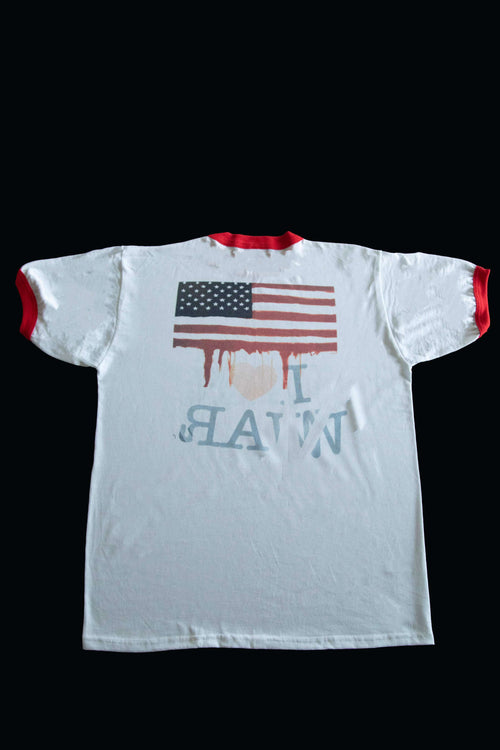 America Loves War ringer Tee