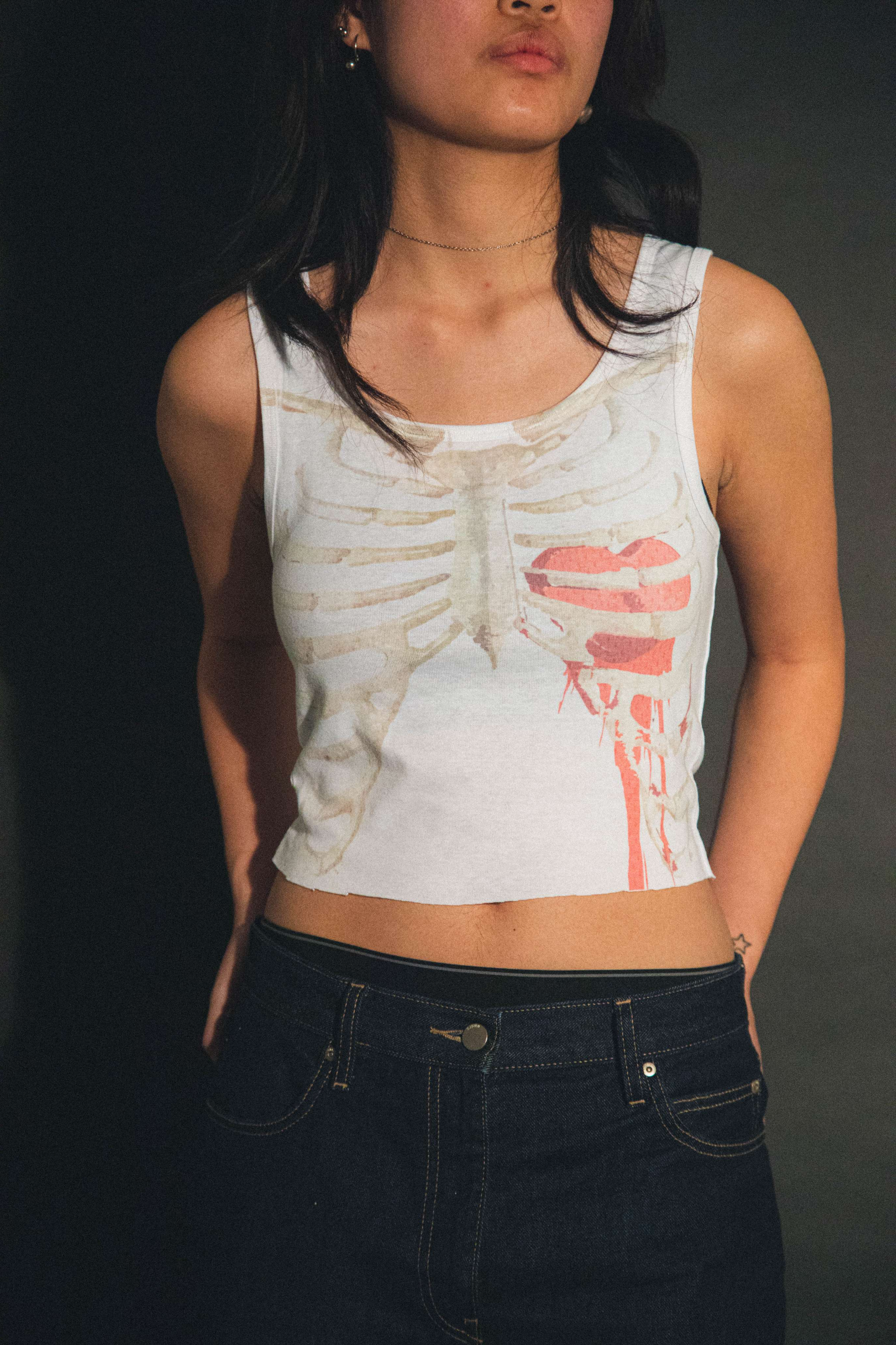 Bleeding Heart Crop Top