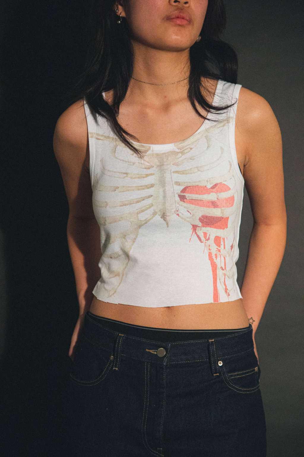 Bleeding Heart Crop Top