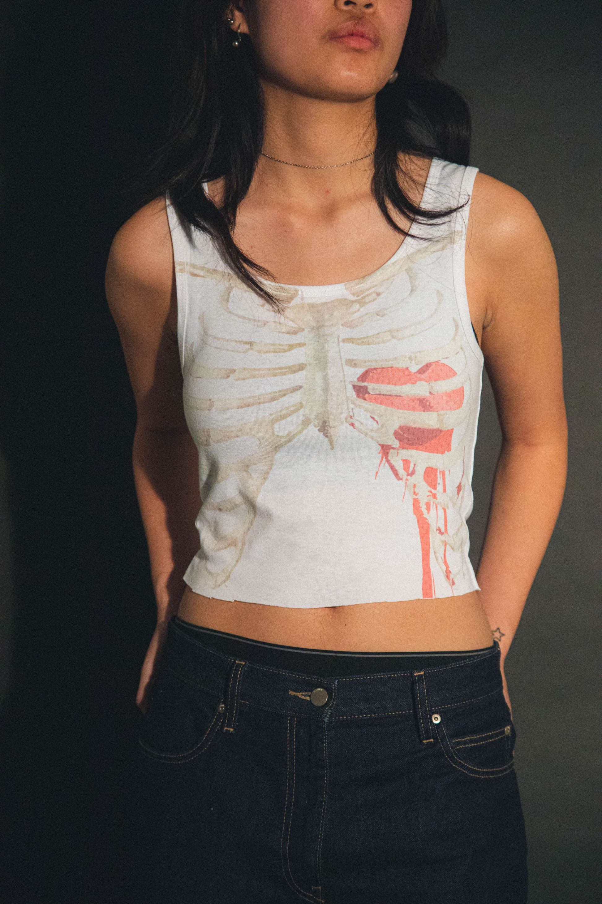Bleeding Heart Crop Top